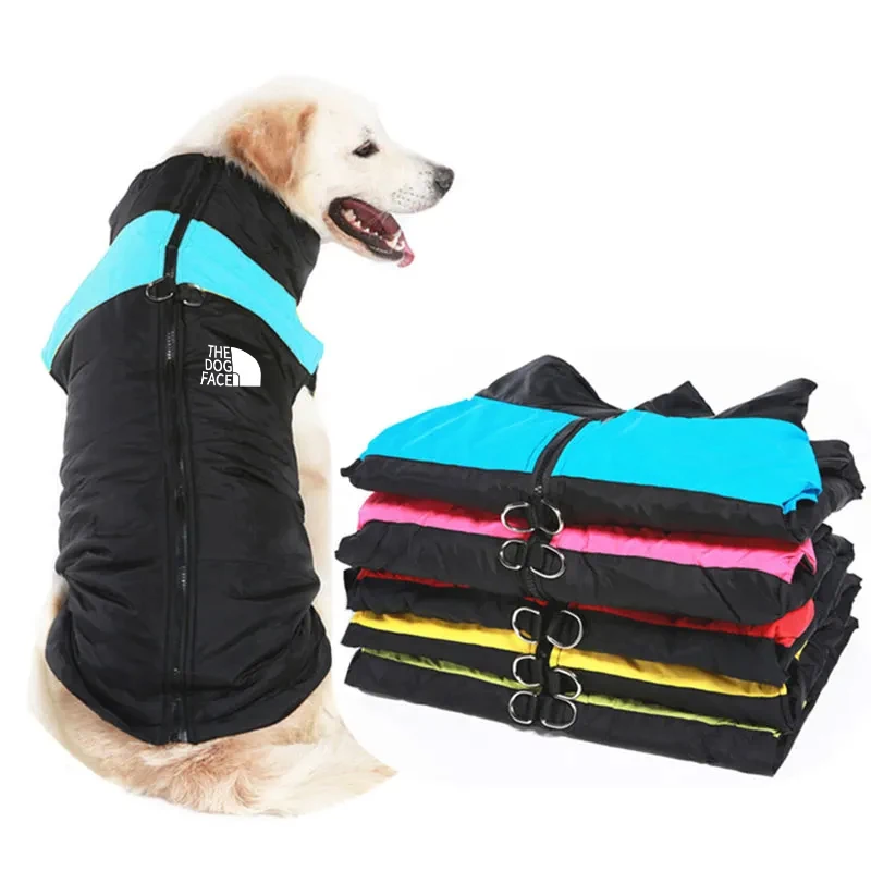 

Winter Pet Dog Clothes Warm Big Dog Coat Puppy Clothing Waterproof Pet Vest Jacket For Small Medium Large Dogs Golden Retriever