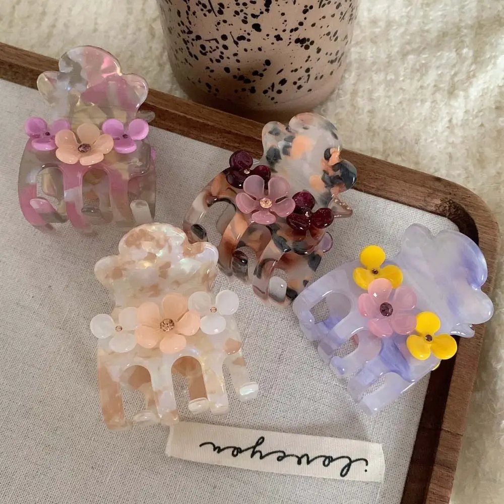 Fashion Acetate Small Flower Hair Clip Zircon Hairpins Elegant Children Girls Mini Hair Accessories
Fashion Acetate Small Flower Hair Clip Zircon Hairpins Elegant Children Girls Mini Hair Accessories
