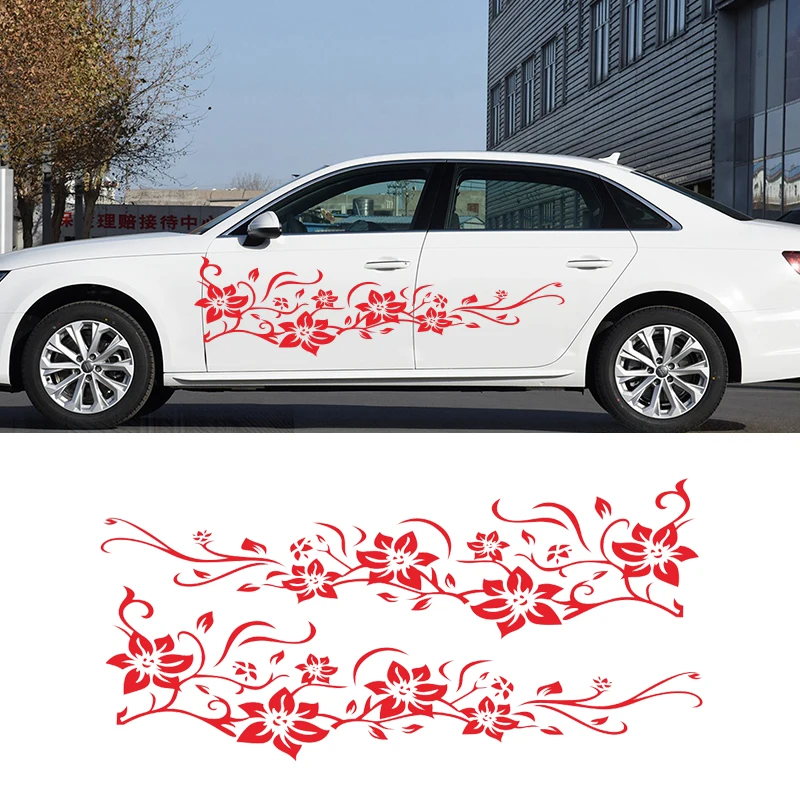Декоративные наклейки на боковые двери автомобиля, искусственный дизайн, цветочные автомобильные наклейки, стильная Цветочная виниловая пленка «сделай сам», детали автомобиля
Декоративные наклейки на боковые двери автомобиля, искусственный дизайн, цветочные автомобильные наклейки, стильная Цветочная виниловая пленка «сделай сам», детали автомобиля