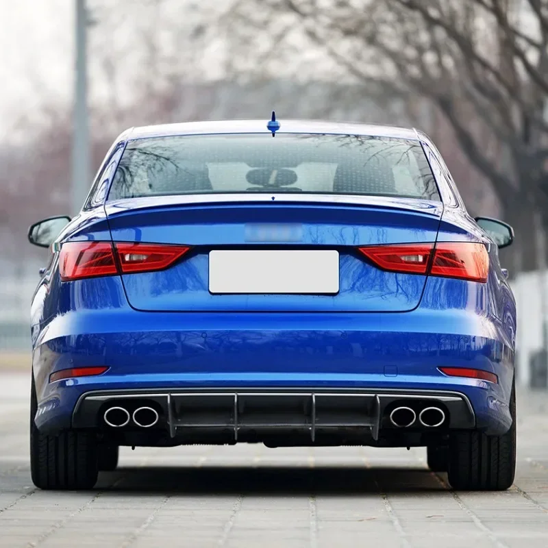 For Audi S3 8V Sedan 2013 2014 2015 2016 4 Fins Glossy Black Car Rear Bumper Valance Diffuser Rear Side Splitters Spoiler Lip
For Audi S3 8V Sedan 2013 2014 2015 2016 4 Fins Glossy Black Car Rear Bumper Valance Diffuser Rear Side Splitters Spoiler Lip