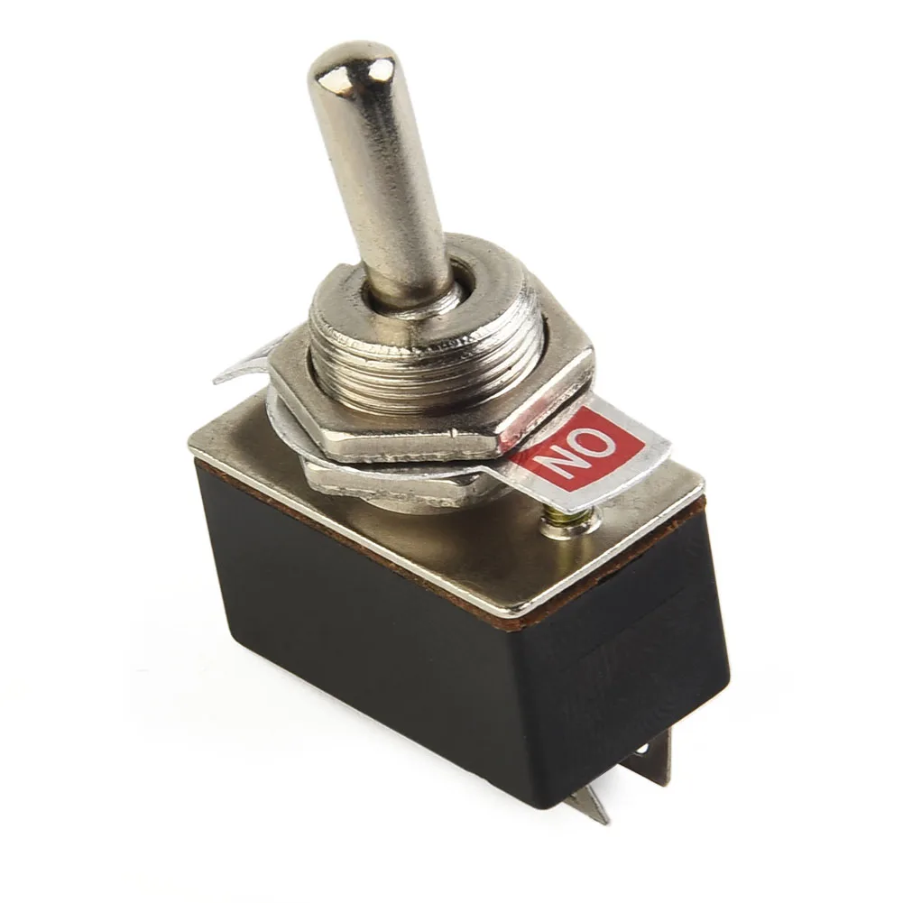 Black & Silver Finish SPST Toggle Switch with 2 Foot On/Off and 6A/125V Rating Suitable for Various Applications
Black & Silver Finish SPST Toggle Switch with 2 Foot On/Off and 6A/125V Rating Suitable for Various Applications