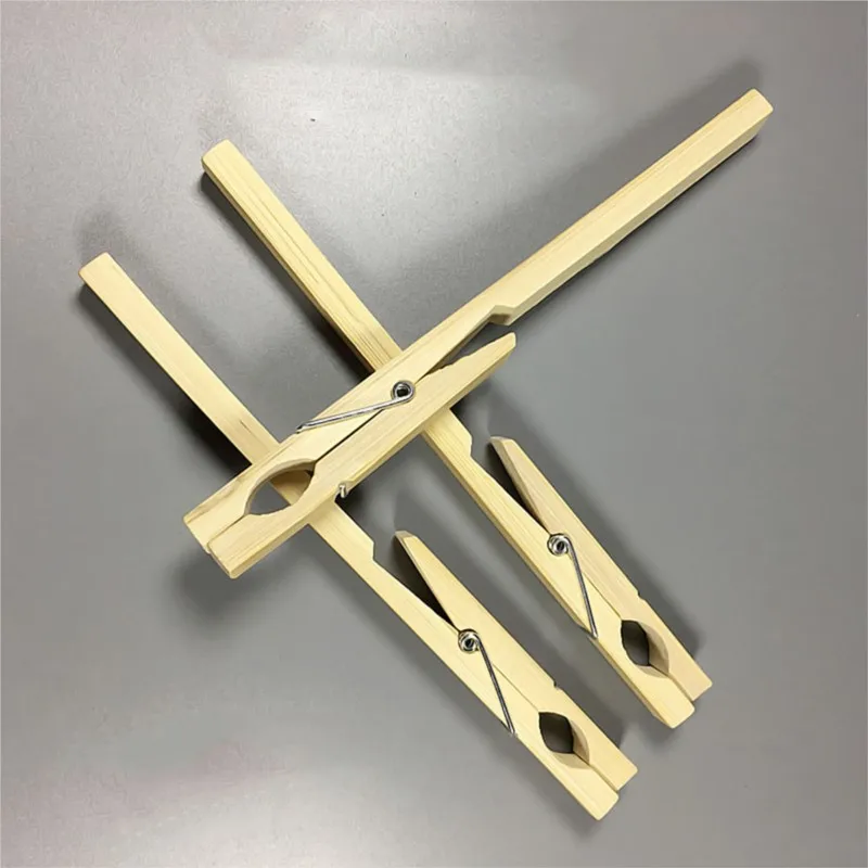 

5pcs Wood Bamboo Clips Test Tube Holder Clip Lab Laboratory Chemical Supply 17x1.3x1.3cm