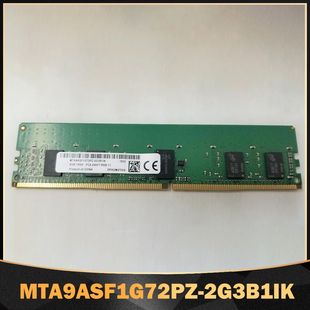 

1PCS RAM 8G 8GB 1RX8 PC4-2400T 2400 DDR4 For MT Server Memory MTA9ASF1G72PZ-2G3B1IK