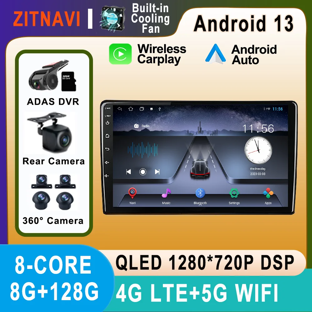 Android 13 For Mitsubishi Zinger 2005 - 2013 Car Radio ADAS Multimedia RDS DSP Video BT WIFI Player AHD Wireless Carplay Auto
Android 13 For Mitsubishi Zinger 2005 - 2013 Car Radio ADAS Multimedia RDS DSP Video BT WIFI Player AHD Wireless Carplay Auto