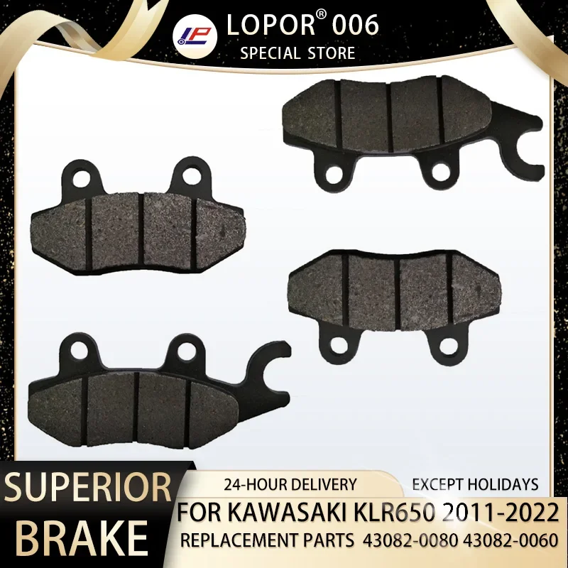 Тормозные колодки для мотоциклов LOPOR, передние и задние для KAWASAKI KLR650 KLR 650 2011-2022
Тормозные колодки для мотоциклов LOPOR, передние и задние для KAWASAKI KLR650 KLR 650 2011-2022