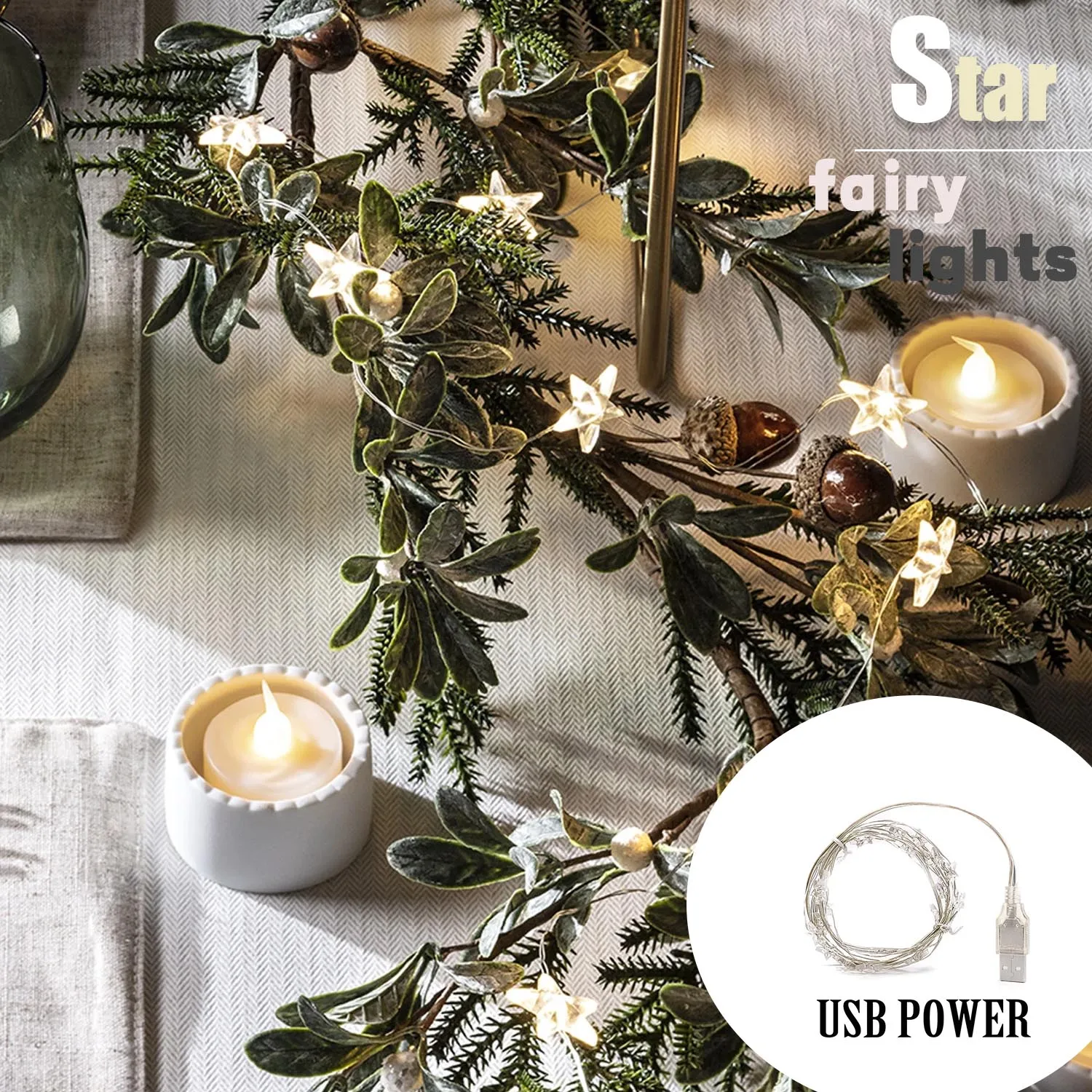20/40//60Stars Fairy Lights Christmas USB Battery LED Outdoor Bedroom String Garden Lights Indoor Stars Wedding Decoration Party
20/40//60Stars Fairy Lights Christmas USB Battery LED Outdoor Bedroom String Garden Lights Indoor Stars Wedding Decoration Party