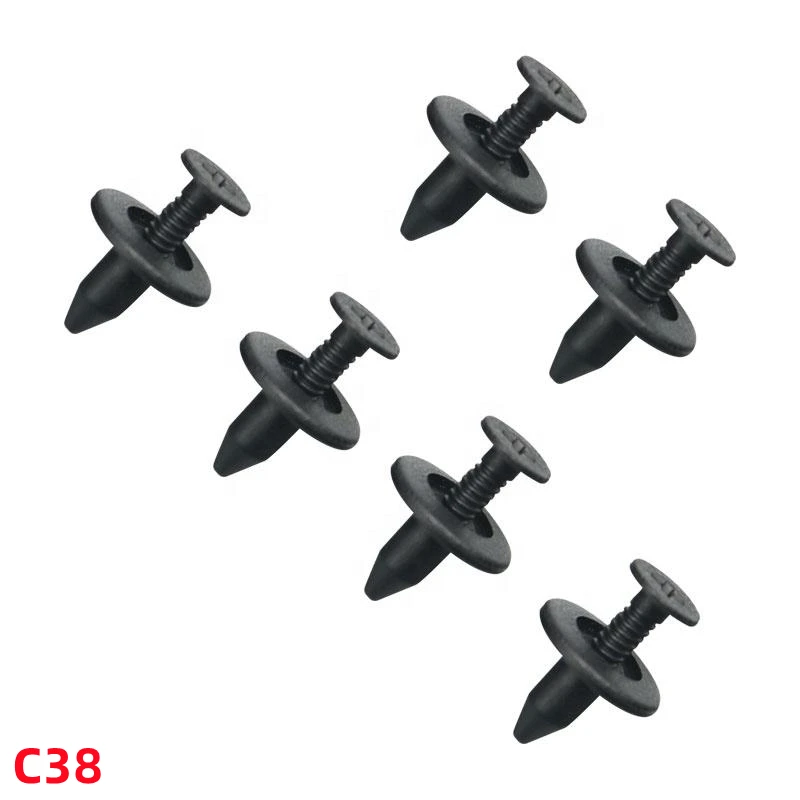 100 шт. заклепки для автомобильного бампера клипсы для дверной панели клипсы фиксатор клипса C38 
100 шт. заклепки для автомобильного бампера клипсы для дверной панели клипсы фиксатор клипса C38