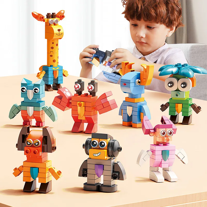 Animal Blocks Large Particles Puzzle Assembling Building Blocks Construction Toys for Boy Girl Kindergarten Baby Free Shipping
Animal Blocks Large Particles Puzzle Assembling Building Blocks Construction Toys for Boy Girl Kindergarten Baby Free Shipping