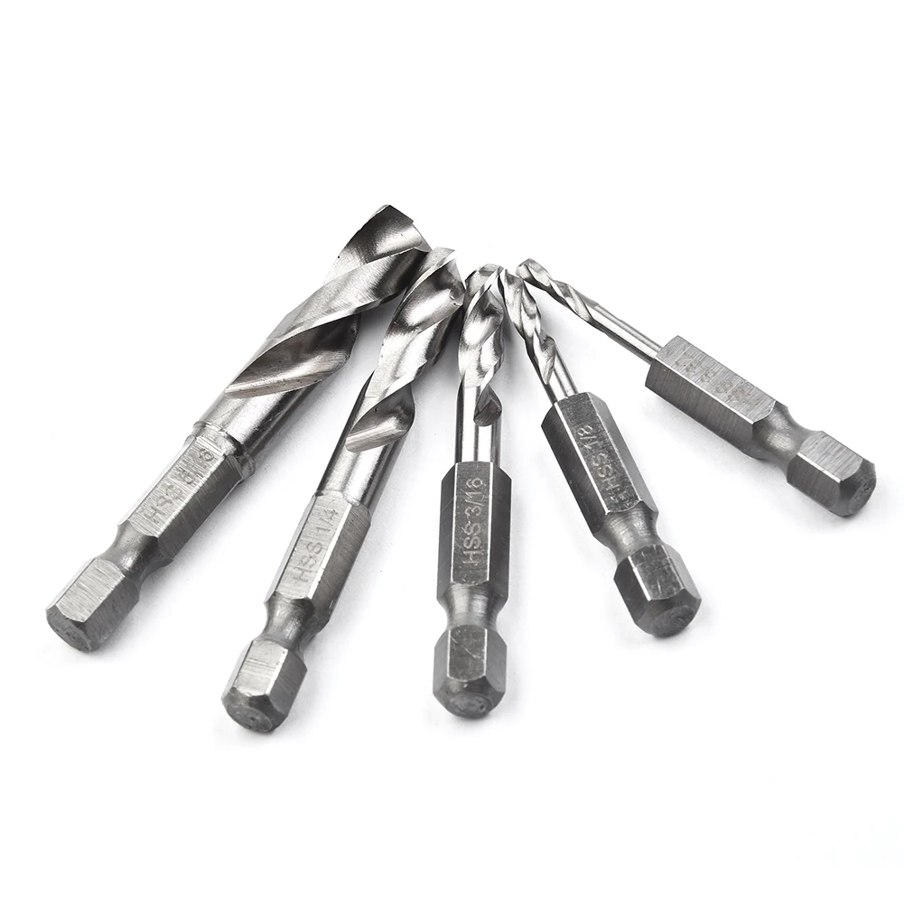 5pcs 6542 High-speed Steel Drill Bit Includes Hex Shank Holder For Narrow Space General Purpose For Metal Wood Plastic Tools
5pcs 6542 High-speed Steel Drill Bit Includes Hex Shank Holder For Narrow Space General Purpose For Metal Wood Plastic Tools