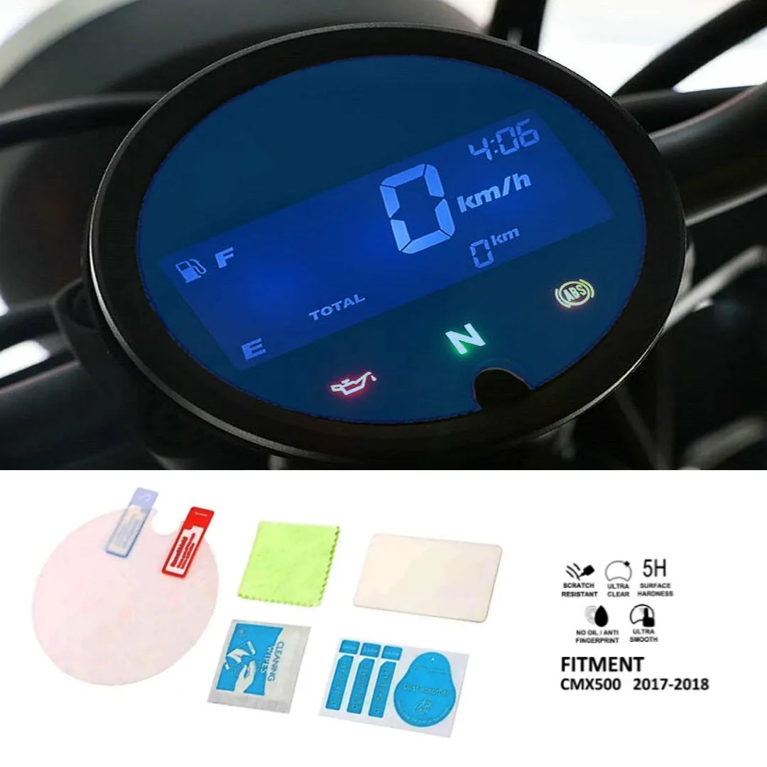 Защитная пленка против царапин для мотоцикла Honda CMX500 2017-2019, защитная пленка для экрана, защитная пленка со спидометром
Защитная пленка против царапин для мотоцикла Honda CMX500 2017-2019, защитная пленка для экрана, защитная пленка со спидометром