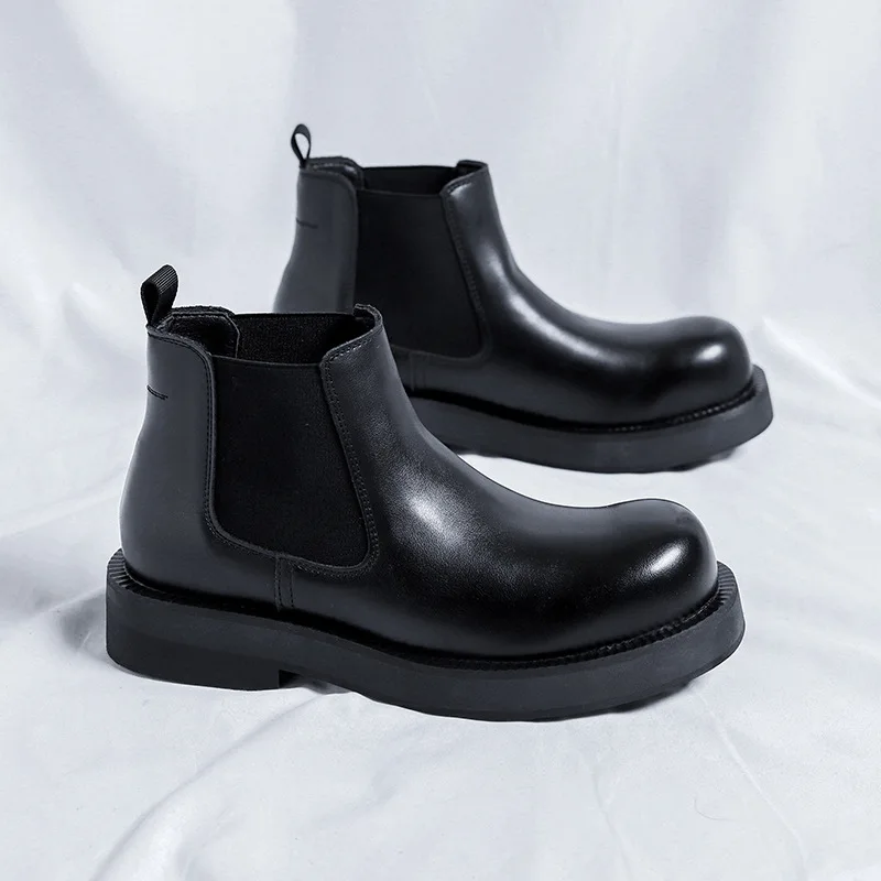 Ботинки мужские в британском стиле, повседневная оригинальная кожаная обувь, деловой и офисный стиль, ковбойские ботинки на платформе, ботильоны челси
Ботинки мужские в британском стиле, повседневная оригинальная кожаная обувь, деловой и офисный стиль, ковбойские ботинки на платформе, ботильоны челси
