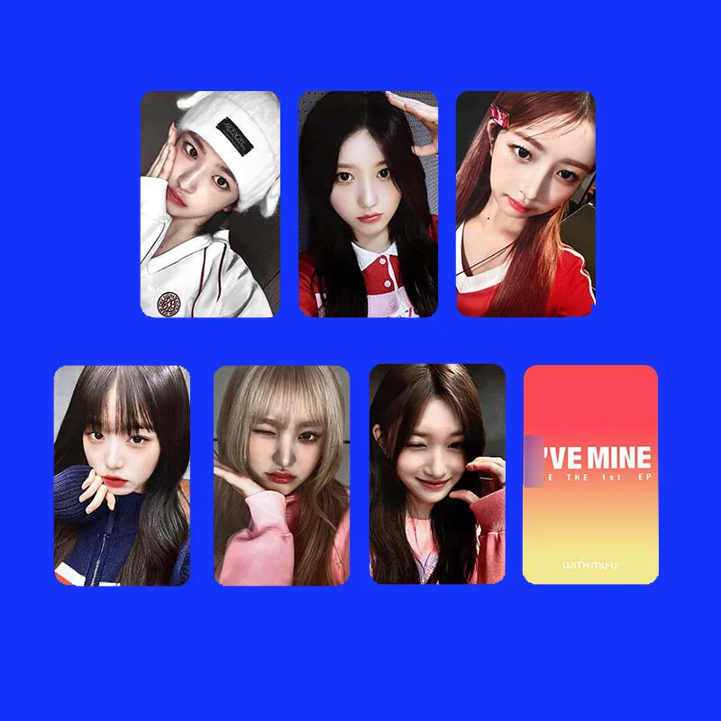 

6pc KPOP IVE Album I'VE MINE SW BEATROAD LOMOcard Eleven Girl Group Rei LIZ Leeseo Yujin WonYoung GAEUL Gift Postcard Photo Card