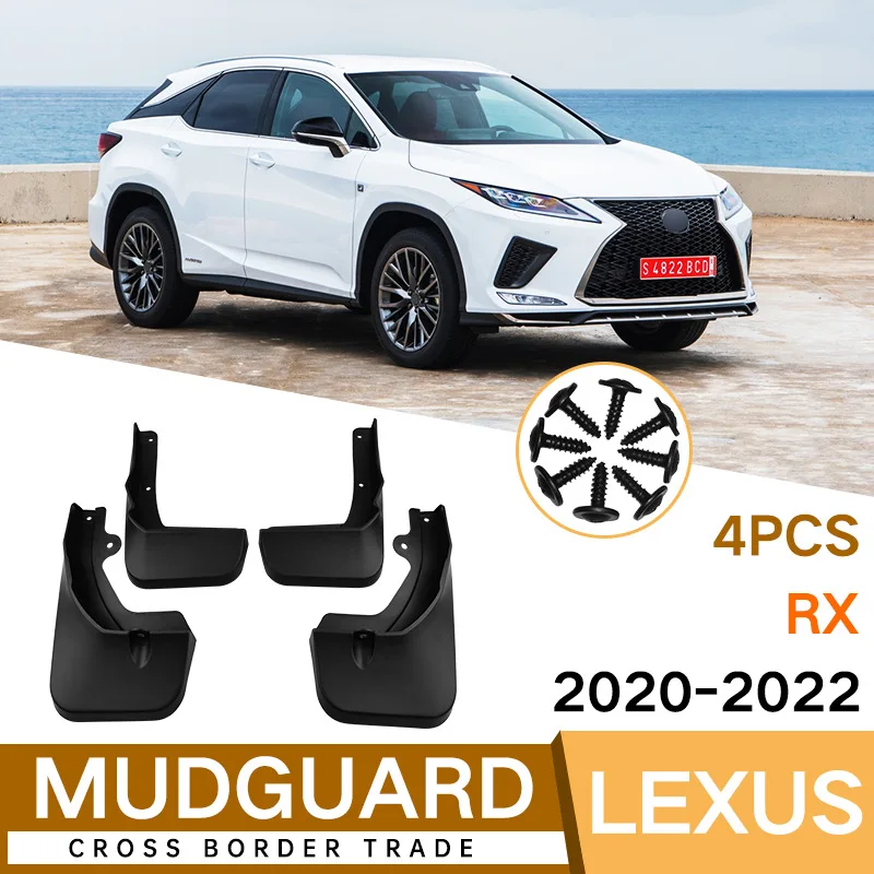 

For Lexus RX 2020-2022 Car Molded Mud Flaps Splash Guards Mudguards Front Rear Styling Front Rear Car Accessories