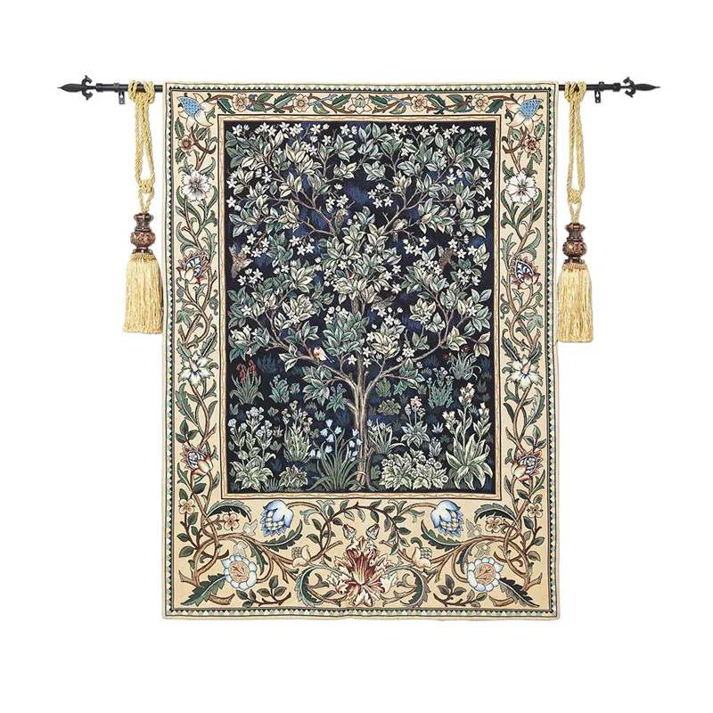 Гобелен с деревом жизни, европейский стиль, высококачественный художественный гобелен, звукопоглощающий фон для крыльца, Декоративная Настенная картина из ткани
Гобелен с деревом жизни, европейский стиль, высококачественный художественный гобелен, звукопоглощающий фон для крыльца, Декоративная Настенная картина из ткани