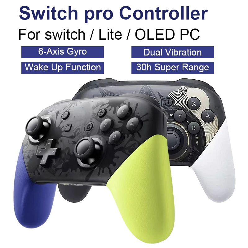 Новый беспроводной Bluetooth геймпад для контроллера Nintendo Switch Pro, ограниченный тематический джойстик для ПК и игровой консоли Switch Oled Lite
Новый беспроводной Bluetooth геймпад для контроллера Nintendo Switch Pro, ограниченный тематический джойстик для ПК и игровой консоли Switch Oled Lite