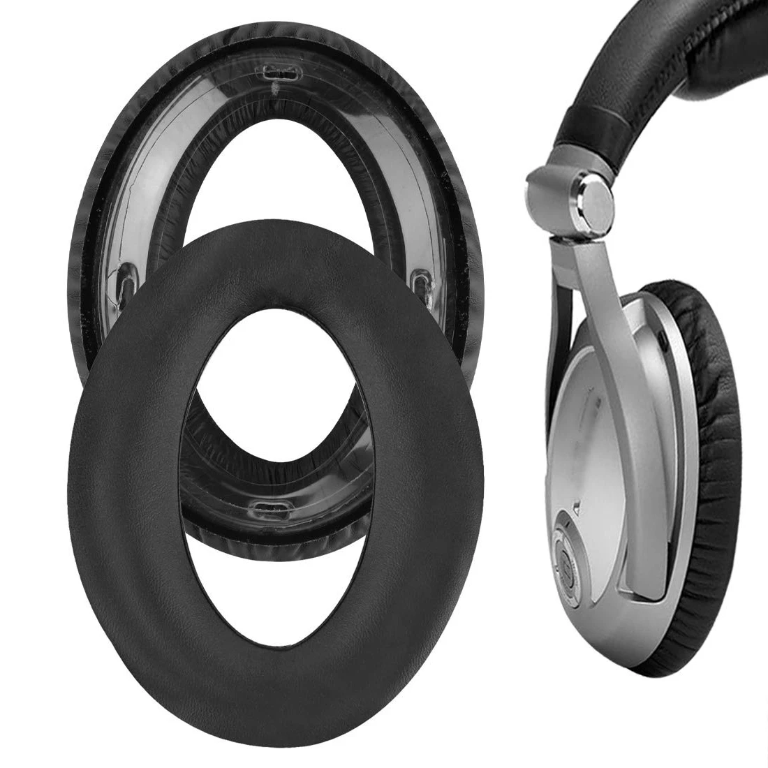 Replacement Earpads Ear Pads Cushions Repair Parts for Sennheiser PXC350 PC350 SE PXE350 HD380 Pro HME95 HMEC250 Headphones Replacement Earpads Ear Pads Cushions Repair Parts for Sennheiser PXC350 PC350 SE PXE350 HD380 Pro HME95 HMEC250 Headphones