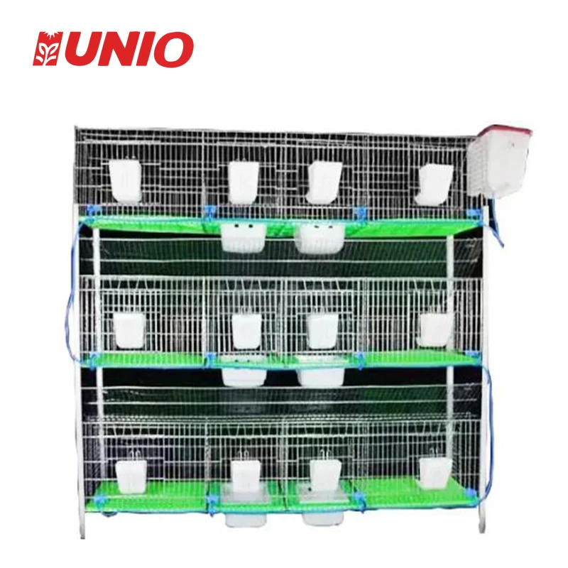 

Cheap Rabbit Farming Cage 12/24 cells commercial mother baby rabbit cages/Rabbit Breeding Cage