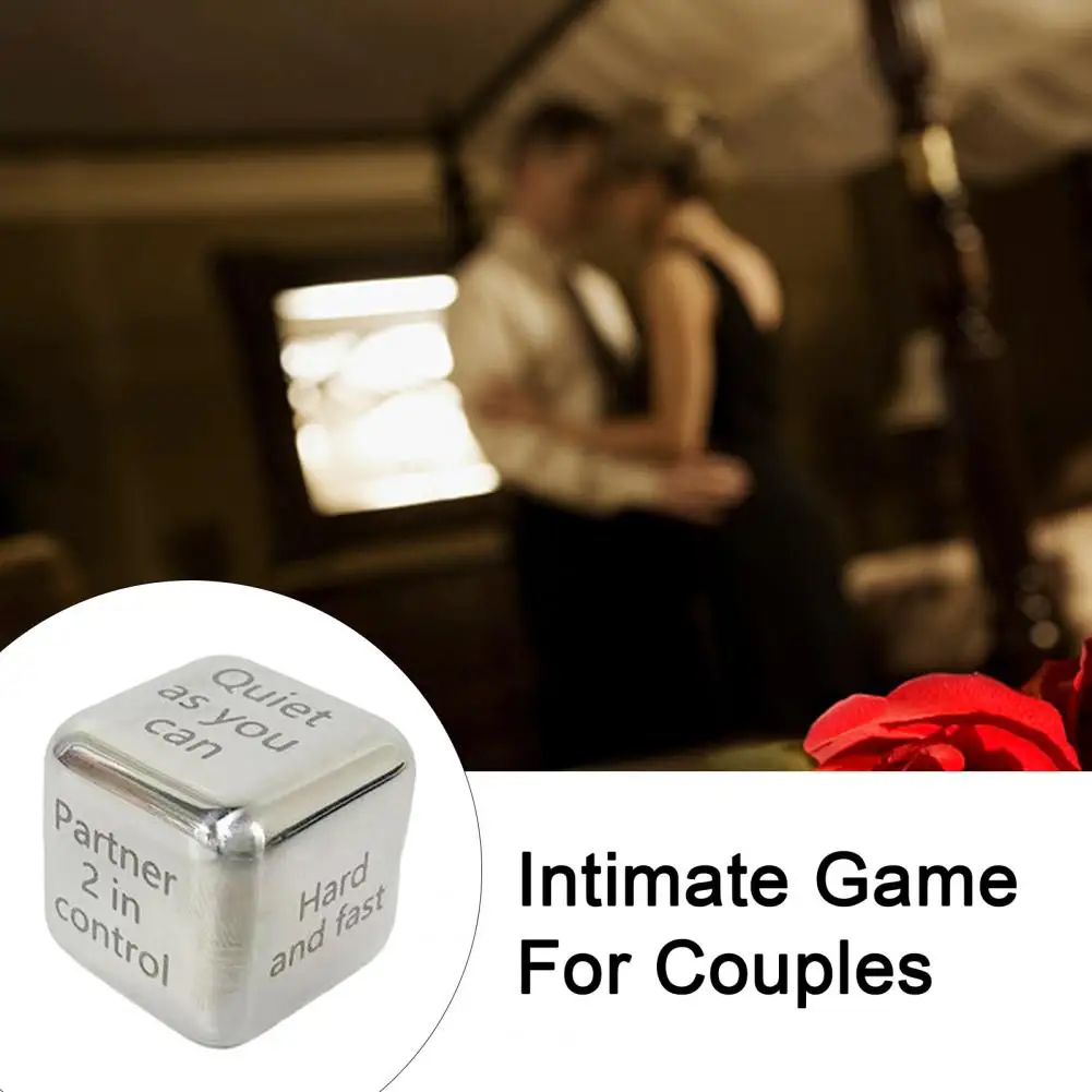 

Fun Activity for Couples Metal Dice Romantic Date Night Decision Game for Couples Fun Activity Toy for Valentine's Day