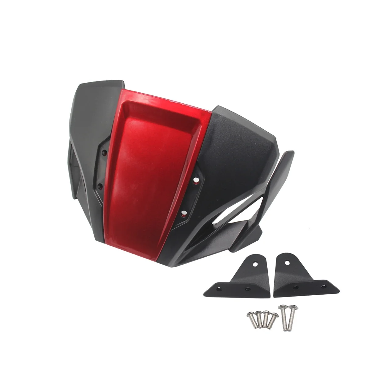 

Motorcycle Windshield Windscreen for Honda CB650R 2019-2022 CB1000R 2018-2020 Wind Deflector Accessories, Red