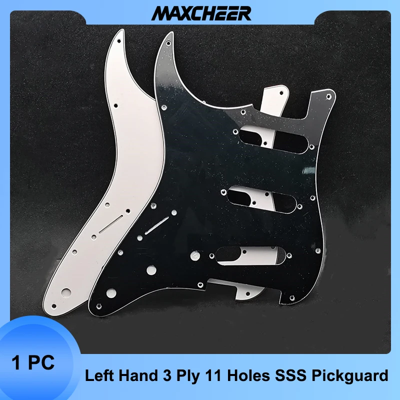 Left Hand Multicolor 3 Ply 11 Holes SSS Guitar Pickguard Anti-Scratch Plate for ST FD Electric Guitar
Left Hand Multicolor 3 Ply 11 Holes SSS Guitar Pickguard Anti-Scratch Plate for ST FD Electric Guitar