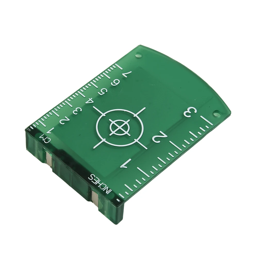 

1PCS 10cmx7cm Red/Green Laser Target Card Plate For Laser Level Suitable For-Line-Lasers-Reflective-Magnetic Board