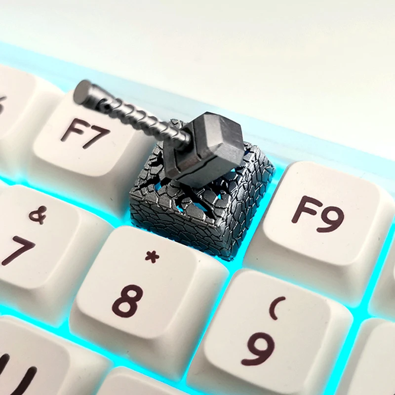 3D Hammer Keycap Transparent R4 ESC Manual Creativity Decompression Magnetic Cross Axis Game Mechanical Keyboard Key cap
3D Hammer Keycap Transparent R4 ESC Manual Creativity Decompression Magnetic Cross Axis Game Mechanical Keyboard Key cap