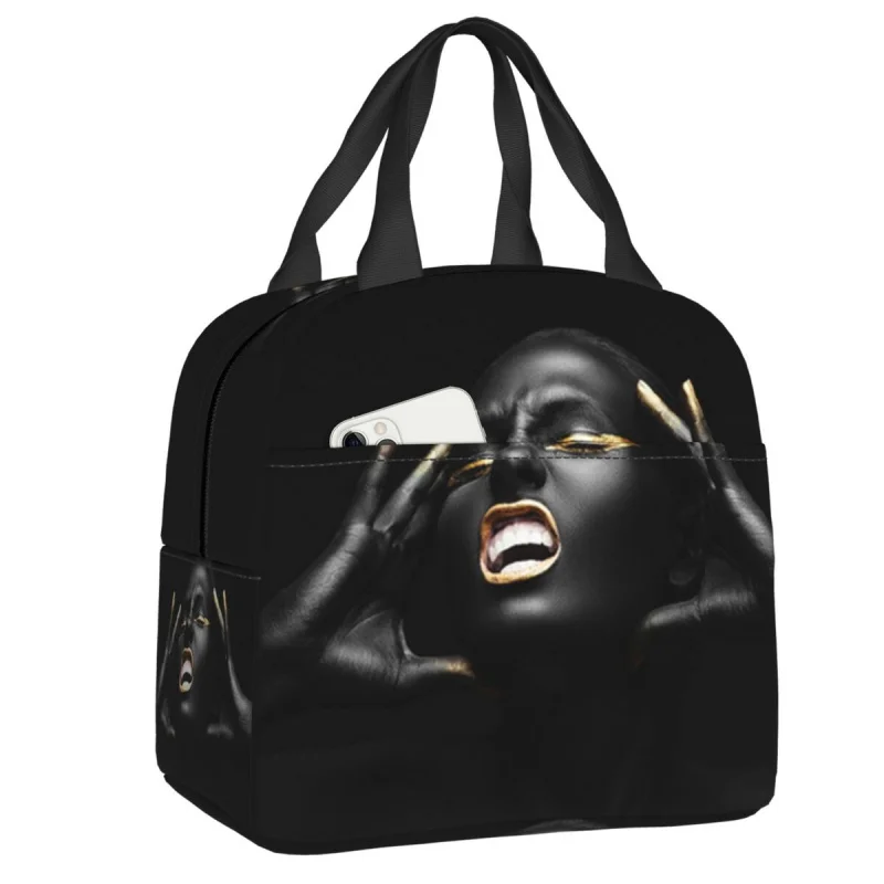 African Queen Lunch Box Waterproof American Black Girl Thermal Cooler Food Insulated Lunch Bag for Women Kids Picnic Tote Bags
African Queen Lunch Box Waterproof American Black Girl Thermal Cooler Food Insulated Lunch Bag for Women Kids Picnic Tote Bags