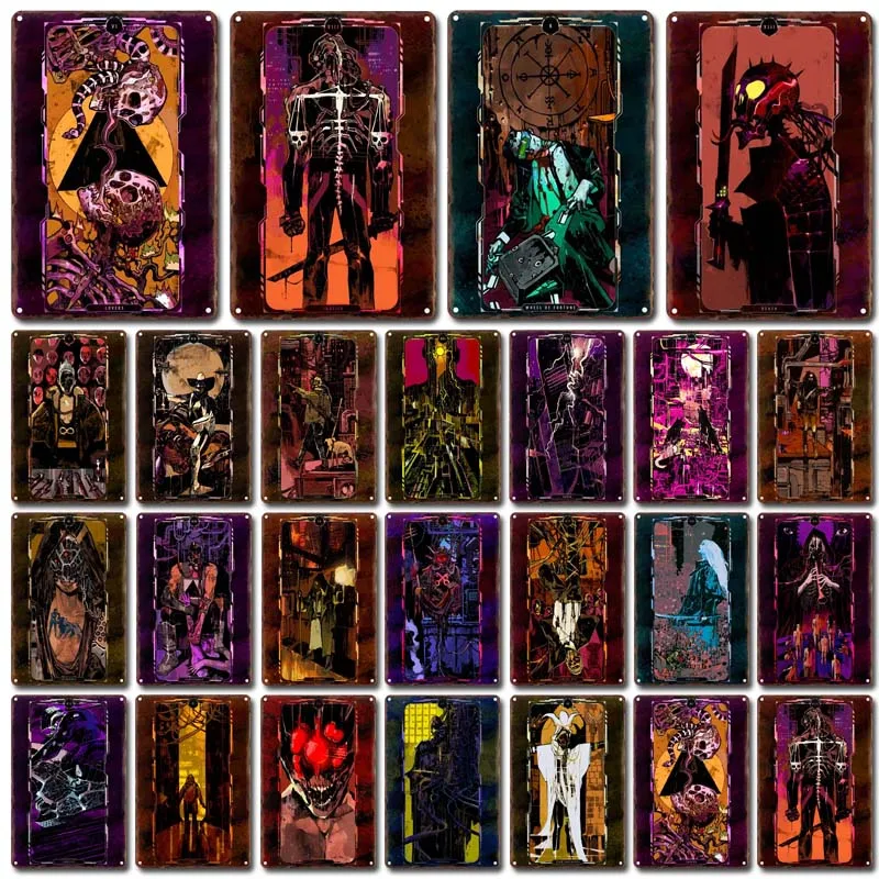 Tarot Cards Retro Vintage Metal Sign Decoration Wall Decor Cyberpunk Poster Bar Restaurant Cafe Game Room Garage Decoration Home
Tarot Cards Retro Vintage Metal Sign Decoration Wall Decor Cyberpunk Poster Bar Restaurant Cafe Game Room Garage Decoration Home