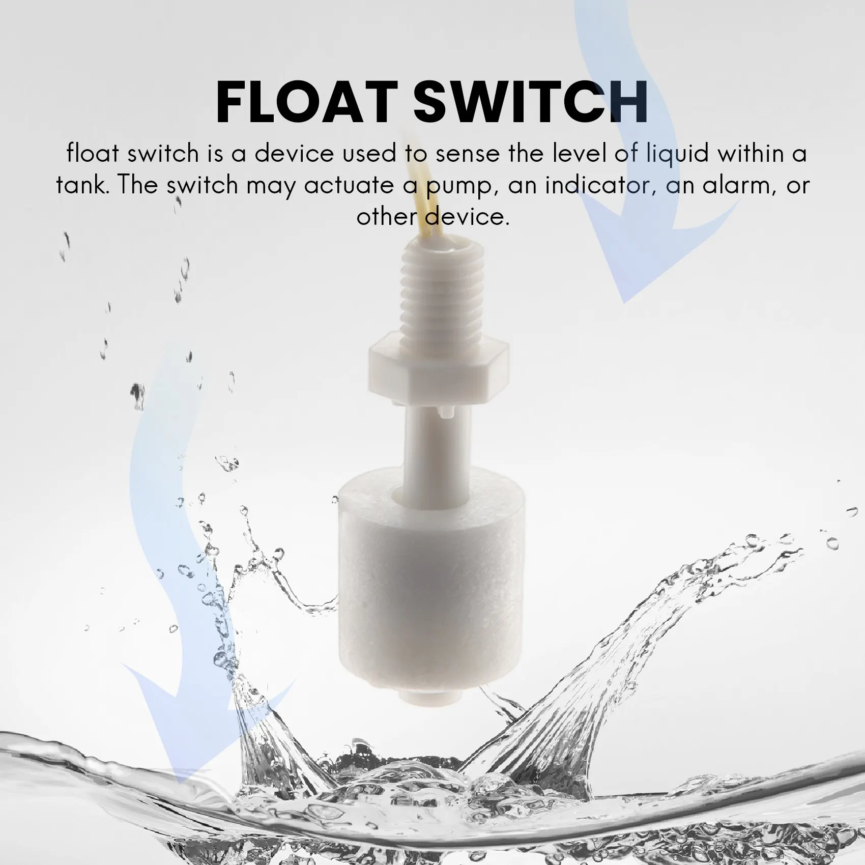 

5 Pieces ZP4510 Liquid Water Level Sensor Vertical Float Switches