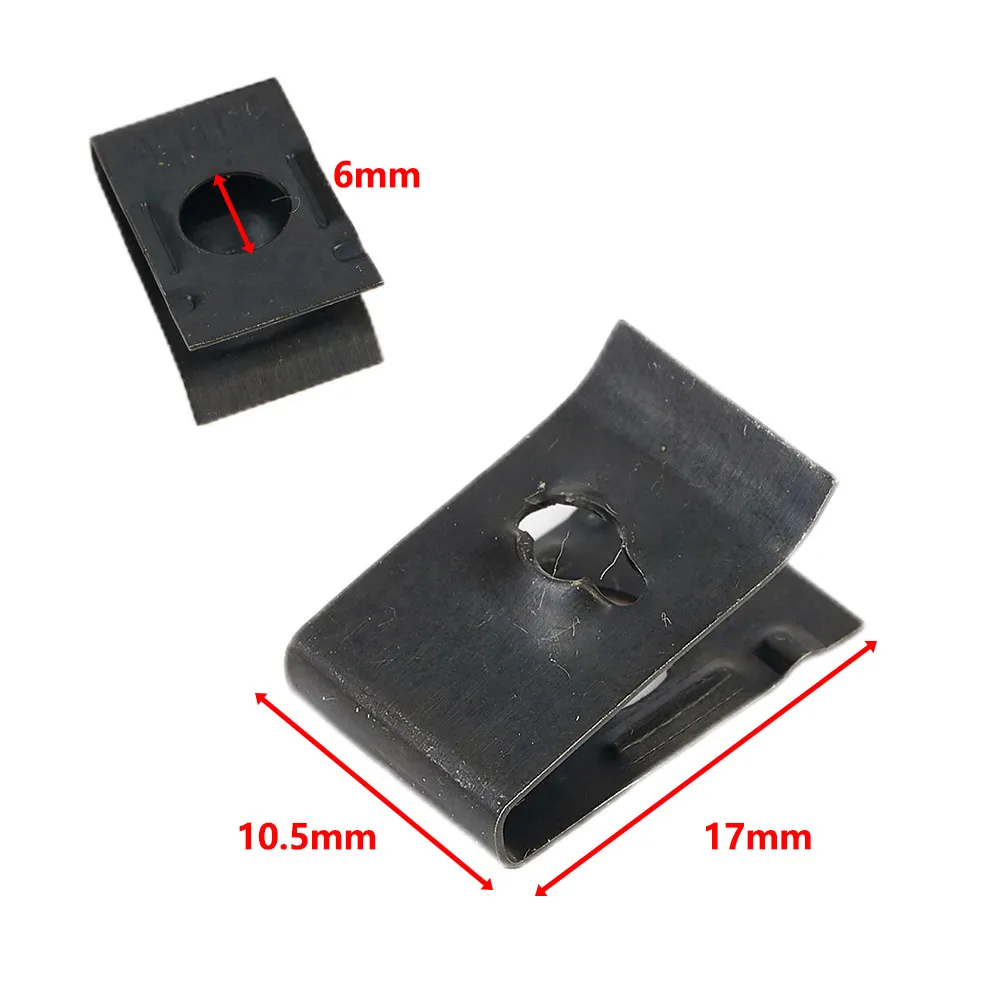 High Quality Hot Sale Brand New Durable Clips 17mmx10.5mm Bumper Fender Fastener For Car Metal Panel Trim Trucks
High Quality Hot Sale Brand New Durable Clips 17mmx10.5mm Bumper Fender Fastener For Car Metal Panel Trim Trucks