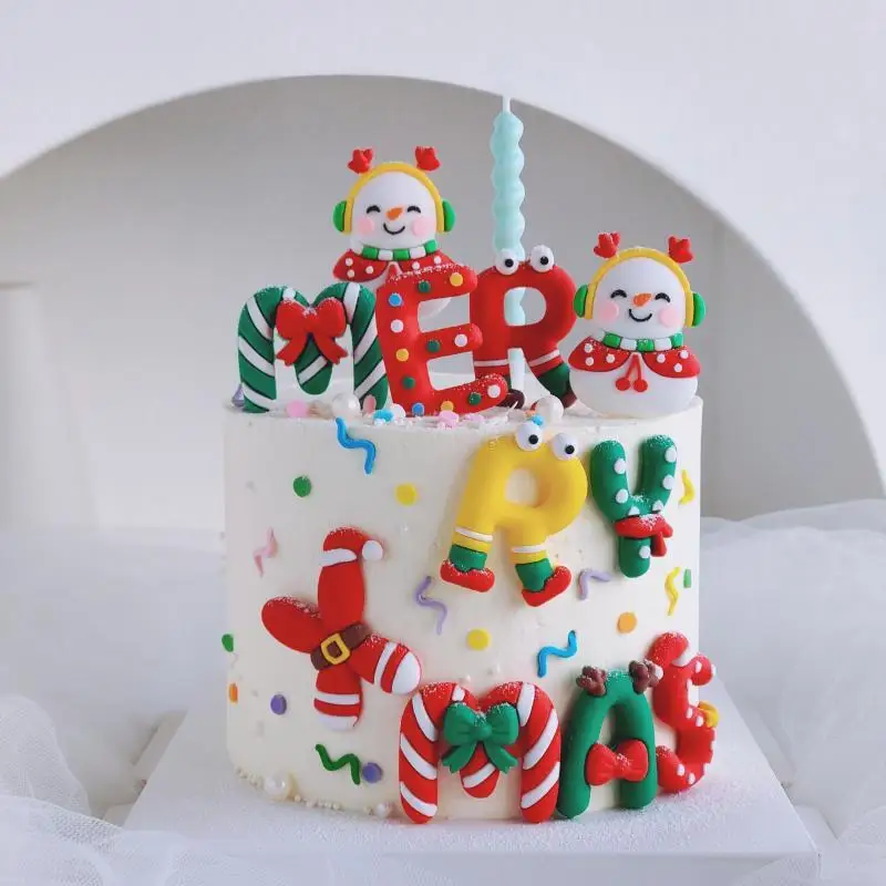 New Soft Glue Merry Christmas Cake Baking Decoration Supplies Elk Santa Claus Snowman Winter Snow Holiday Tree Plug In Tool Home
New Soft Glue Merry Christmas Cake Baking Decoration Supplies Elk Santa Claus Snowman Winter Snow Holiday Tree Plug In Tool Home