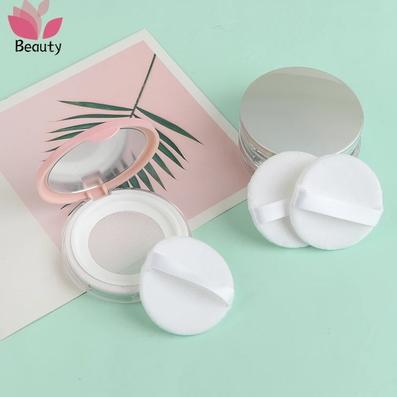 3g Ultra-thin Empty Loose Powder Box Pot Makeup Jar Sifter Container Puff Mirror Empty Loose Powder Pot with Puff Mirror
3g Ultra-thin Empty Loose Powder Box Pot Makeup Jar Sifter Container Puff Mirror Empty Loose Powder Pot with Puff Mirror