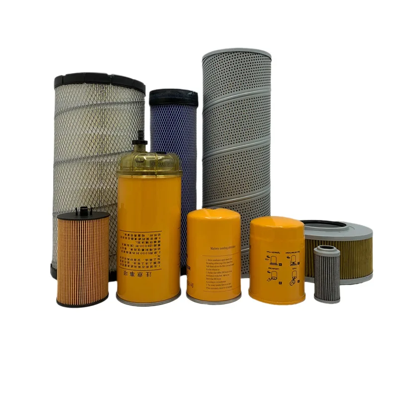 

Vol-vo EC140b engine oil filter, diesel grid air filter, hydraulic return oil inlet pilot filter element, excavator accessories