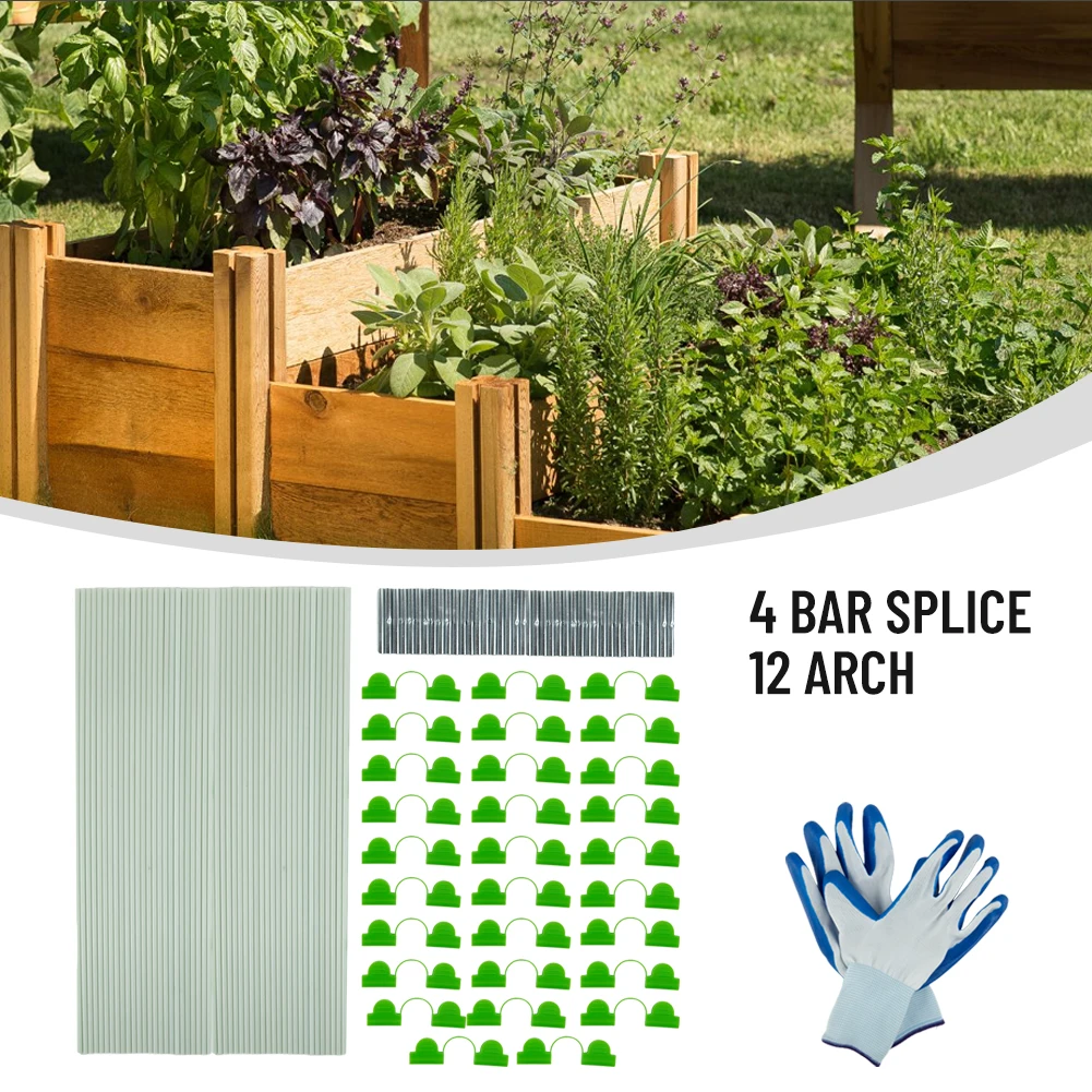 Strong Plant Support Stakes Greenhouse Hoops RustFree Grow Tunnel Frame for Garden DIY Kit for Customized Planting Tunnel
Strong Plant Support Stakes Greenhouse Hoops RustFree Grow Tunnel Frame for Garden DIY Kit for Customized Planting Tunnel