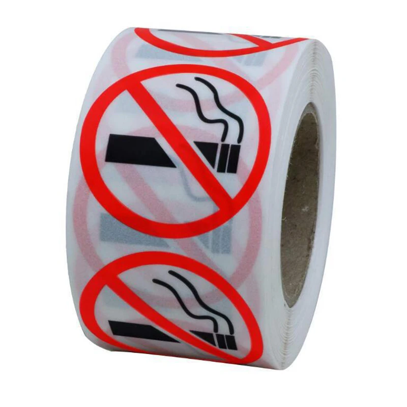 500 Sheets of Rolled Coated Paper No Smoking Stickers No Smoking Notice Reminder sign Stickers
500 Sheets of Rolled Coated Paper No Smoking Stickers No Smoking Notice Reminder sign Stickers