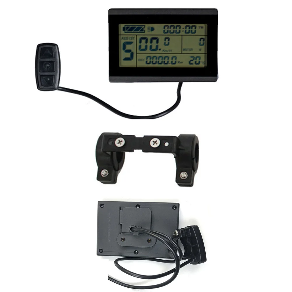Practical Durable LCD Display Display 9.5x6.5x3cm/3.7x2.6x1.2in About 220g Blcak Useful With USB Socket E Bike
Practical Durable LCD Display Display 9.5x6.5x3cm/3.7x2.6x1.2in About 220g Blcak Useful With USB Socket E Bike
