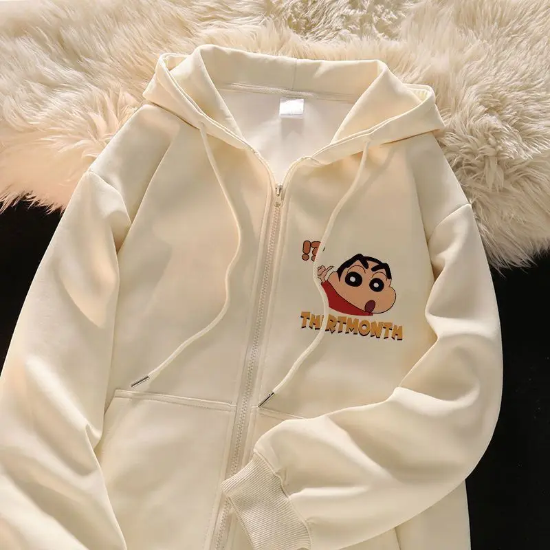 Bandai Kawaii Anime Crayon Shin Chan Outer Garment Cute Cartoon Cardigan Student Zipper Children Jacket Stylish Top Versatile
Bandai Kawaii Anime Crayon Shin Chan Outer Garment Cute Cartoon Cardigan Student Zipper Children Jacket Stylish Top Versatile