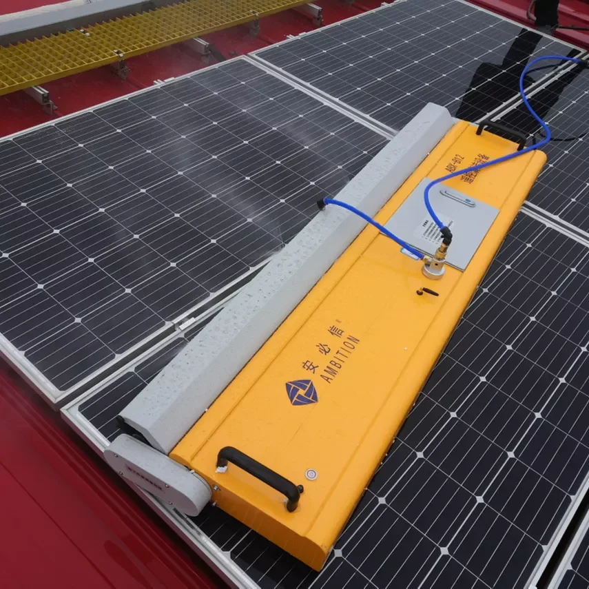 Eitai B12 Dry Cleaning Machine Solar Panel Brush PV Photovoltaic Module Cleaner Robot
Eitai B12 Dry Cleaning Machine Solar Panel Brush PV Photovoltaic Module Cleaner Robot