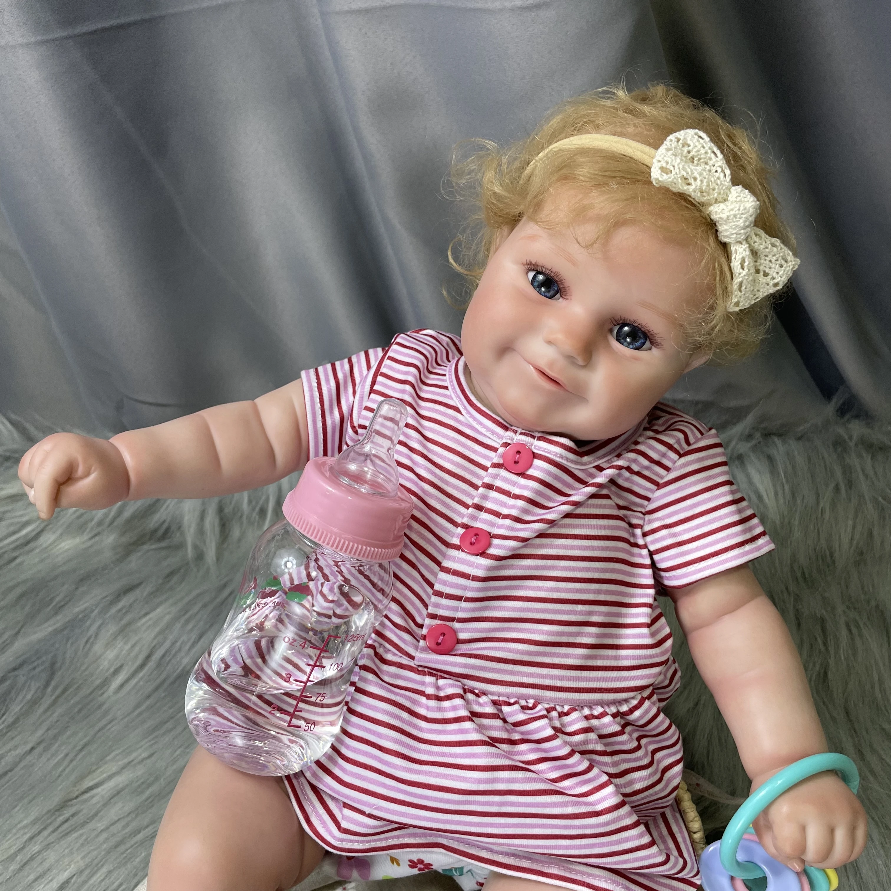 50CM Cheap Reborn Baby Doll Maddie Soft Cloth Body Hand-Rooted Blond Hair DIY Toy Figure Gift For Girl
50CM Cheap Reborn Baby Doll Maddie Soft Cloth Body Hand-Rooted Blond Hair DIY Toy Figure Gift For Girl