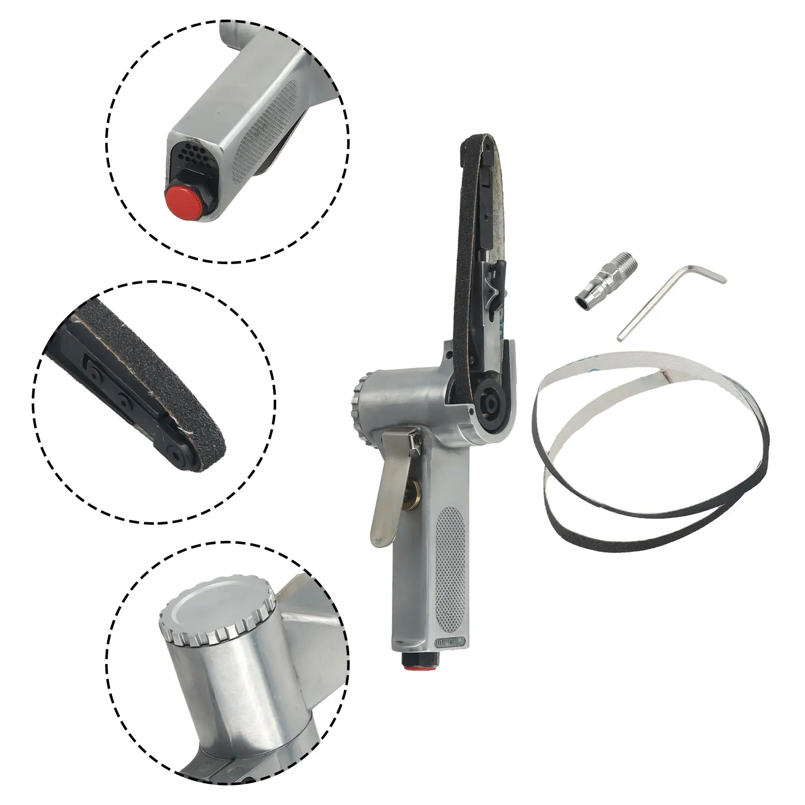 Air Belt Sander Belt Grinder With Sanding Belts Air Sander For Air Compressor Home Belt Sander Power Tool Replacement Parts
Air Belt Sander Belt Grinder With Sanding Belts Air Sander For Air Compressor Home Belt Sander Power Tool Replacement Parts