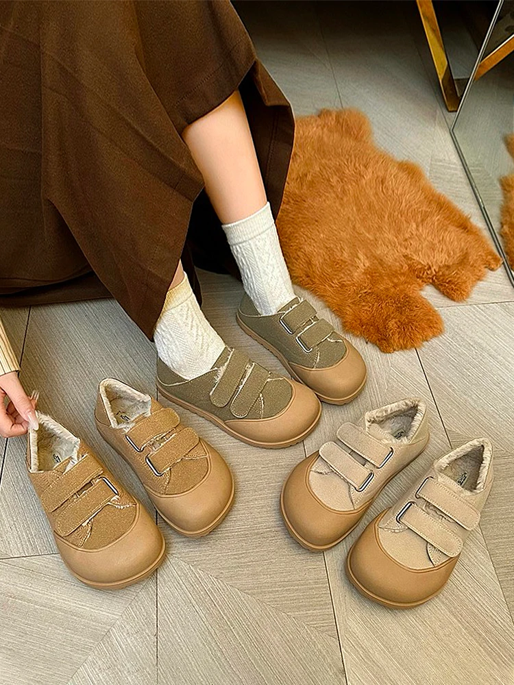 Женская повседневная обувь с открытым носком, женская мягкая обувь, новая зимняя Базовая однотонная обувь из искусственной кожи с резиновым крючком
Женская повседневная обувь с открытым носком, женская мягкая обувь, новая зимняя Базовая однотонная обувь из искусственной кожи с резиновым крючком