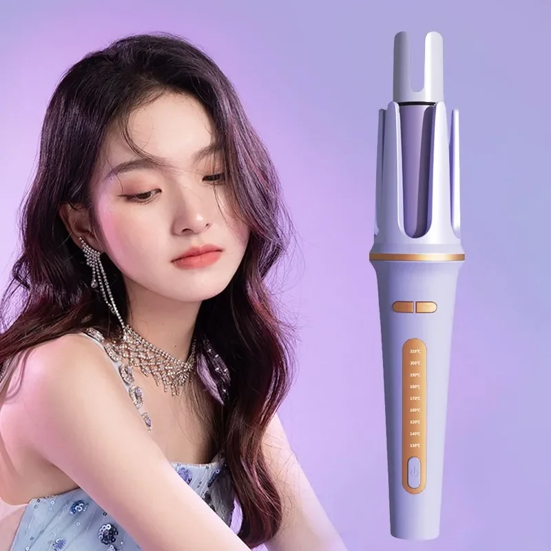 32mm Automatic Wave Iron Curler with 9-stage Temperature Control for Ion Hair Care - 220V Professional Hair Curler Styling Devic
32mm Automatic Wave Iron Curler with 9-stage Temperature Control for Ion Hair Care - 220V Professional Hair Curler Styling Devic