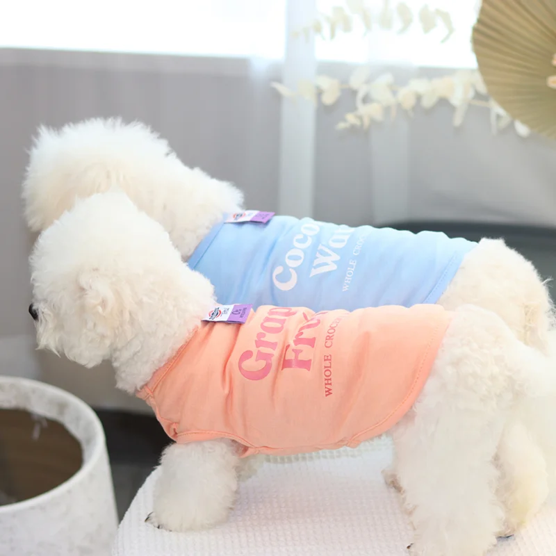 Dog Clothes for Small Dogs Cat Printed Pet Cat Vest Summer Cool Breathable Pets T-Shirt Teddy Pug Chihuahua Apparel Costumes
Dog Clothes for Small Dogs Cat Printed Pet Cat Vest Summer Cool Breathable Pets T-Shirt Teddy Pug Chihuahua Apparel Costumes