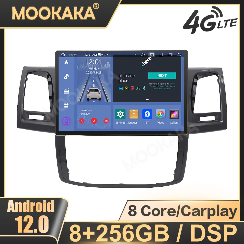 For Toyota Hilux 2004-2014 Car Radio 13.3" Android 12 Navigation Multimedia Player Touch Screen DSP Auto Stereo Head Unit
For Toyota Hilux 2004-2014 Car Radio 13.3" Android 12 Navigation Multimedia Player Touch Screen DSP Auto Stereo Head Unit