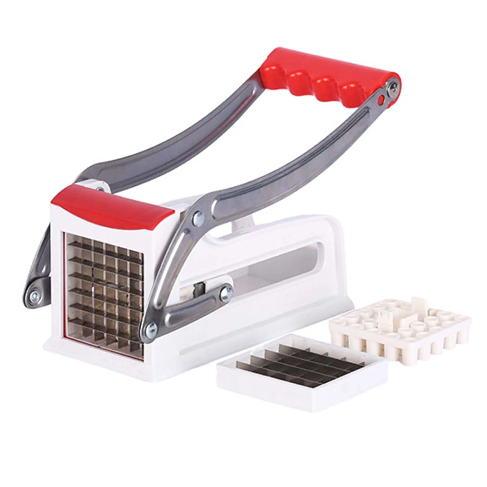 Heavy Duty Stainless Steel Potato Chipper Manual Food Slicer Dicer 25/49 Holes Blades Safe Operation Vegetable Fruit Cutter
Heavy Duty Stainless Steel Potato Chipper Manual Food Slicer Dicer 25/49 Holes Blades Safe Operation Vegetable Fruit Cutter