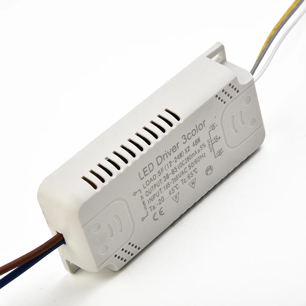 LED Driver 3color Adapter 8-24W 20-40W 30-50W 40-60W 40-60W For LED Lighting Non-Isolating Transformer Replace LED Ceiling Light
LED Driver 3color Adapter 8-24W 20-40W 30-50W 40-60W 40-60W For LED Lighting Non-Isolating Transformer Replace LED Ceiling Light