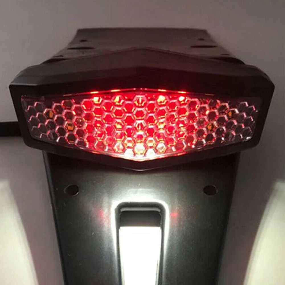 1X Motorcycle LED Tail Brake Indicator Motorbike Amber + Red Turn License Plate Lights Motocross Fender Edge Rear Lamp Modified
1X Motorcycle LED Tail Brake Indicator Motorbike Amber + Red Turn License Plate Lights Motocross Fender Edge Rear Lamp Modified