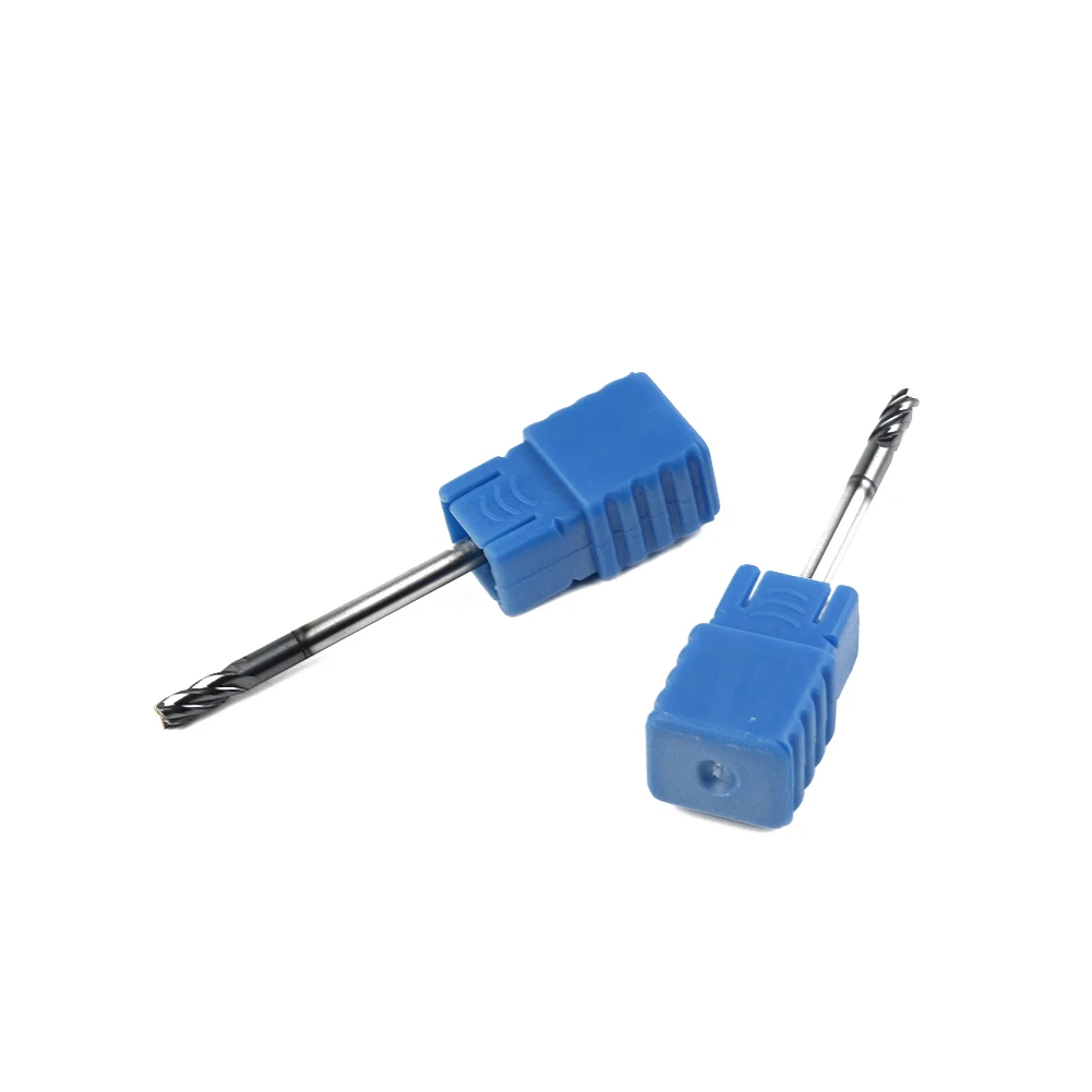 2PCS Tungsten Carbide HRC45 End Mill, Blue+Silver Color, Suitable for Cast Iron, Weld Steel, and Harden Steel, Length 50mm
2PCS Tungsten Carbide HRC45 End Mill, Blue+Silver Color, Suitable for Cast Iron, Weld Steel, and Harden Steel, Length 50mm