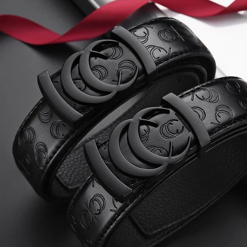 

Fashion Cc Buckle Men'S Belt Retro High Luxury Women'S Belt Large Black Belt Available For Men And Women, As A Gift For Family