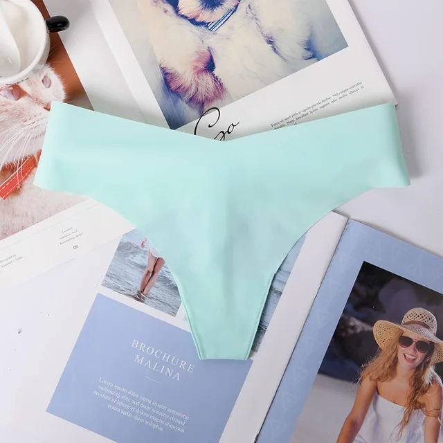 String en coton pour femmes, sous-vêtements en dentelle, doux, Lingerie Sexy, taille basse, string, 1 pièce/lot 1